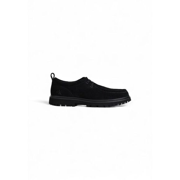 Calvin Klein Jeans Black Suede Leather Oxfords And Men's Derbies